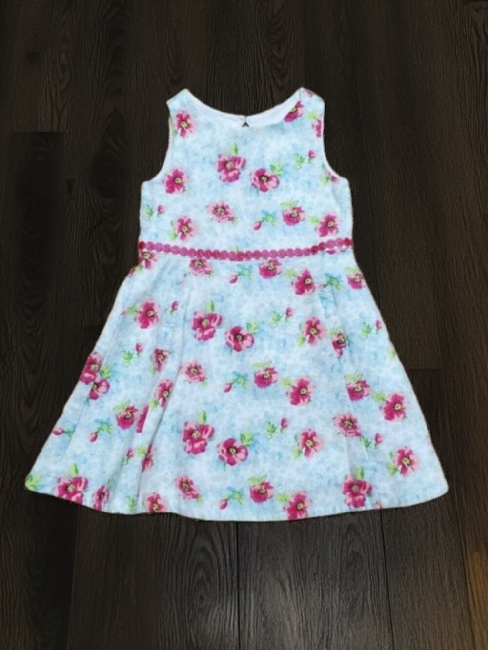 Janie and Jack Floral Pique Dress Size 5